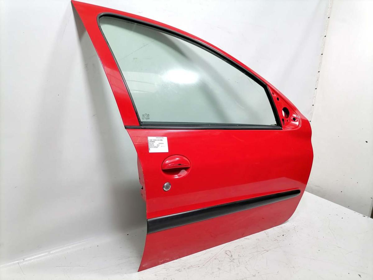 Peugeot 206+ original Tür vorn rechts KKN Rot Aden 5-Türer Bj.2009